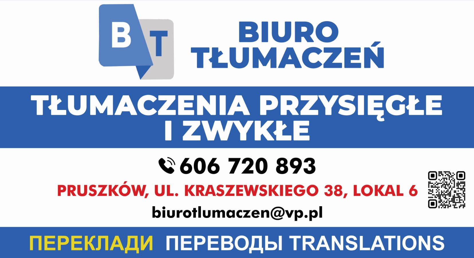 tłumacz przysiegły  PRUSZKÓW